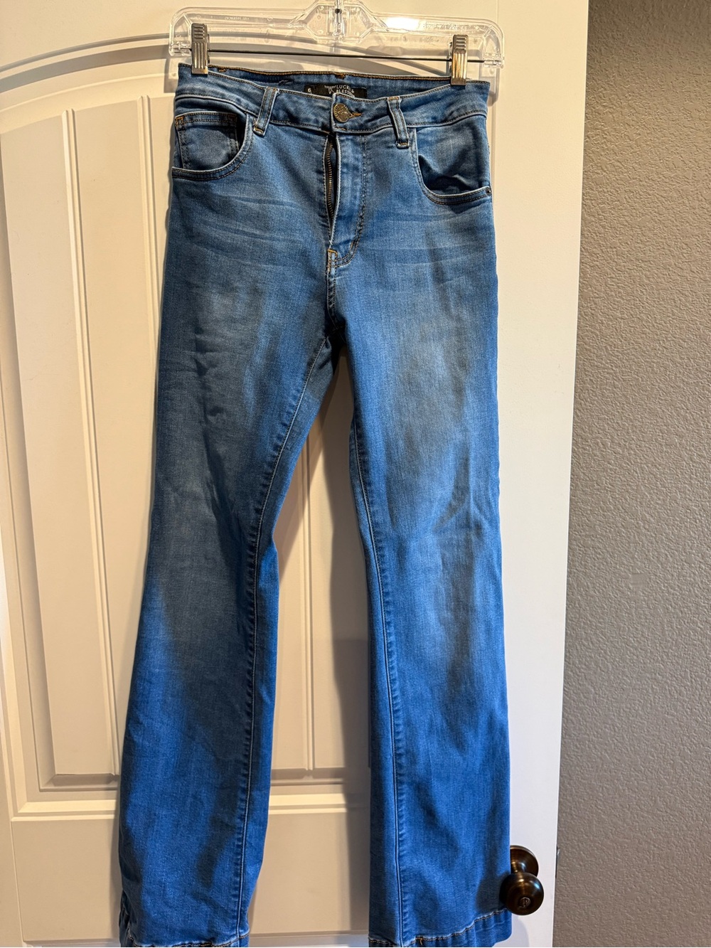 Lucky & Blessed Medium Blue Flared Jeans
